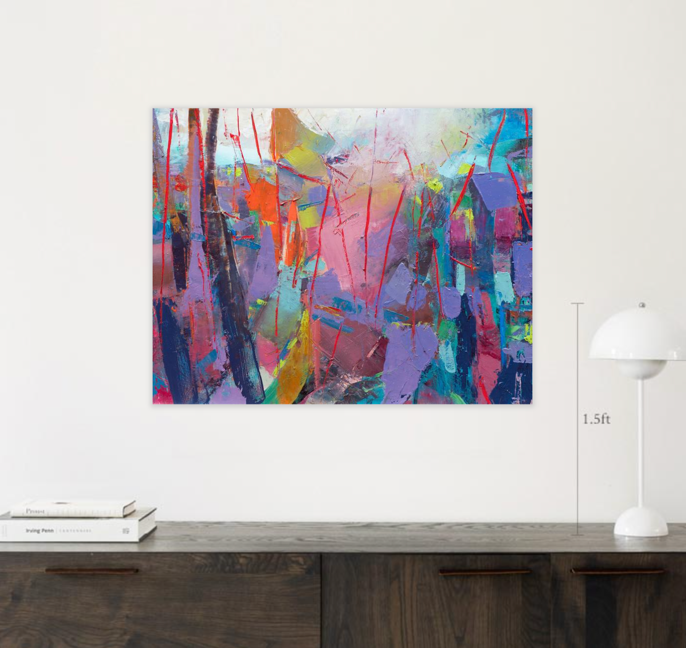 Piano Inspiration Purple Painting